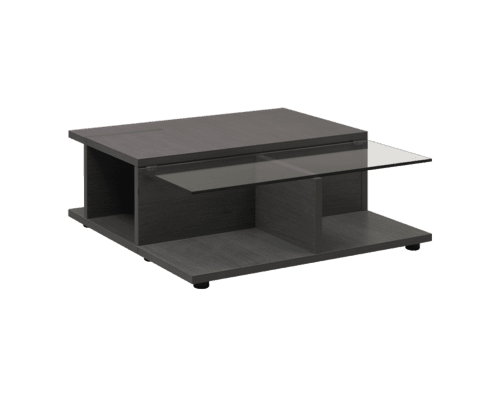 Table basse Adulis avec un plateau en verre