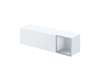 Rangement mural 1 porte relevante 1 niche Adulis